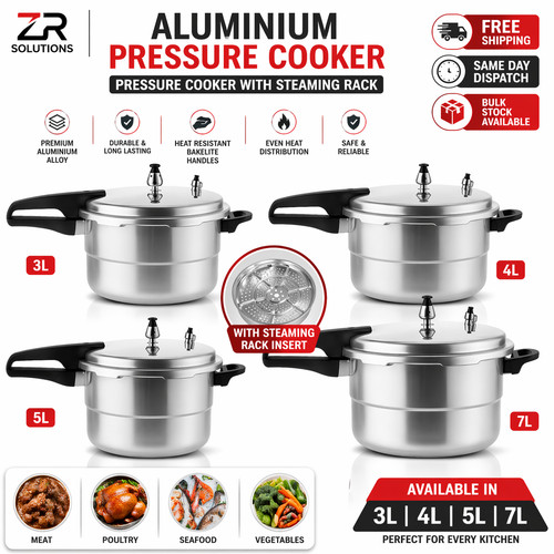 Aluminium pressure cooker - aluminium,