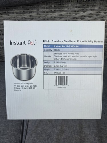 Instant pot stainless - pot,