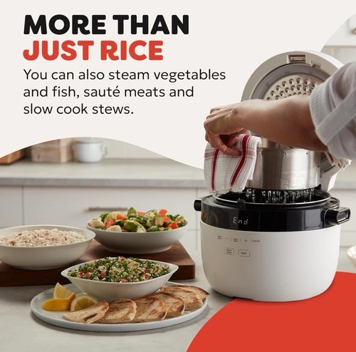Instant rice cooker and - rice,